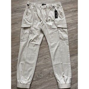 Men's Combat Cargo Pants Young Color Cotton Snap On Pockets 2XL $99